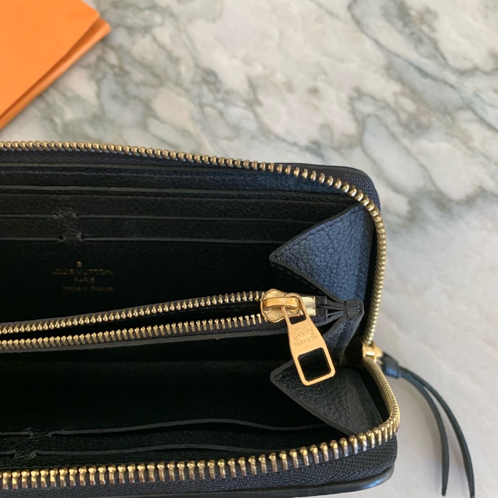 Sold Louis Vuitton Empreinte Noir Clemence wallet - Picture 10 of 14